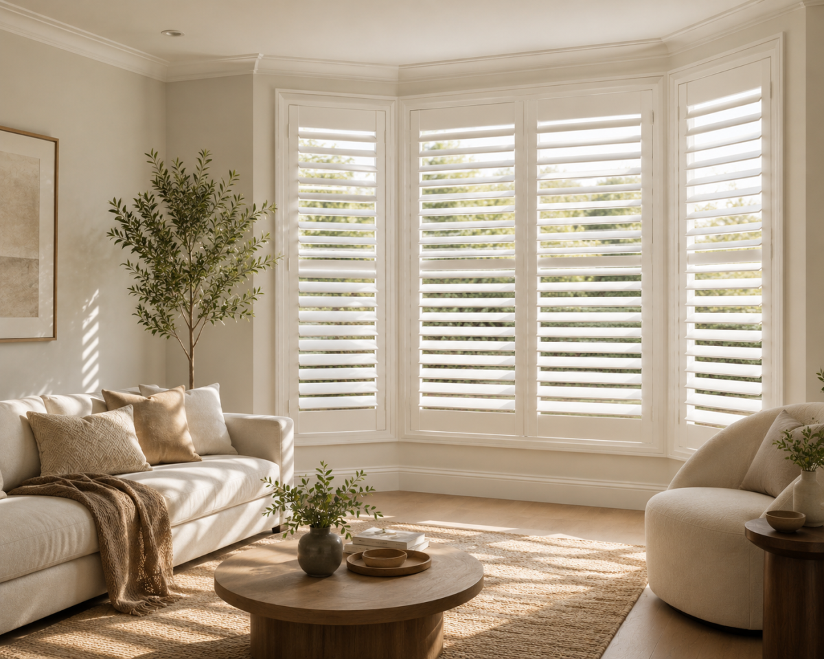 Plantation shutters by Grace Curtains