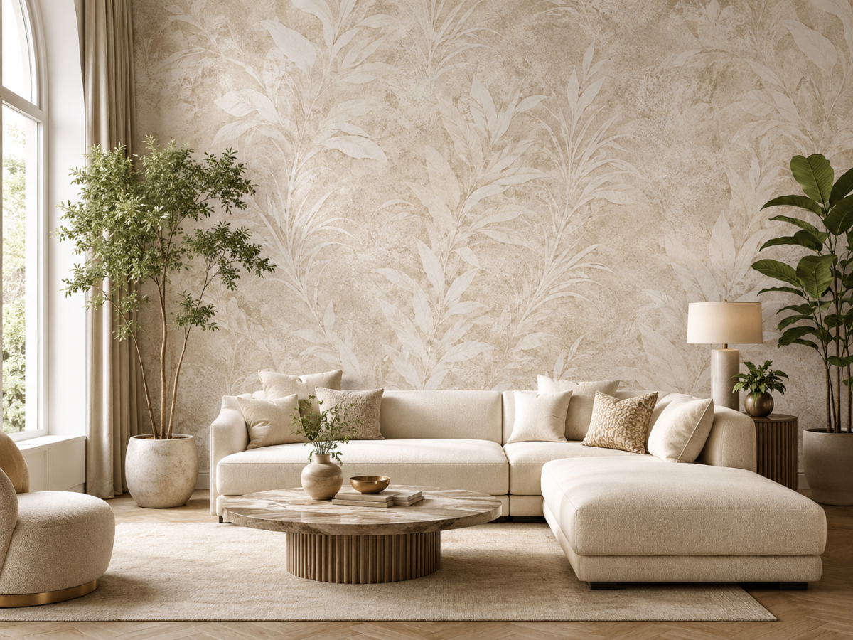 Wallpaper options by Grace Curtains