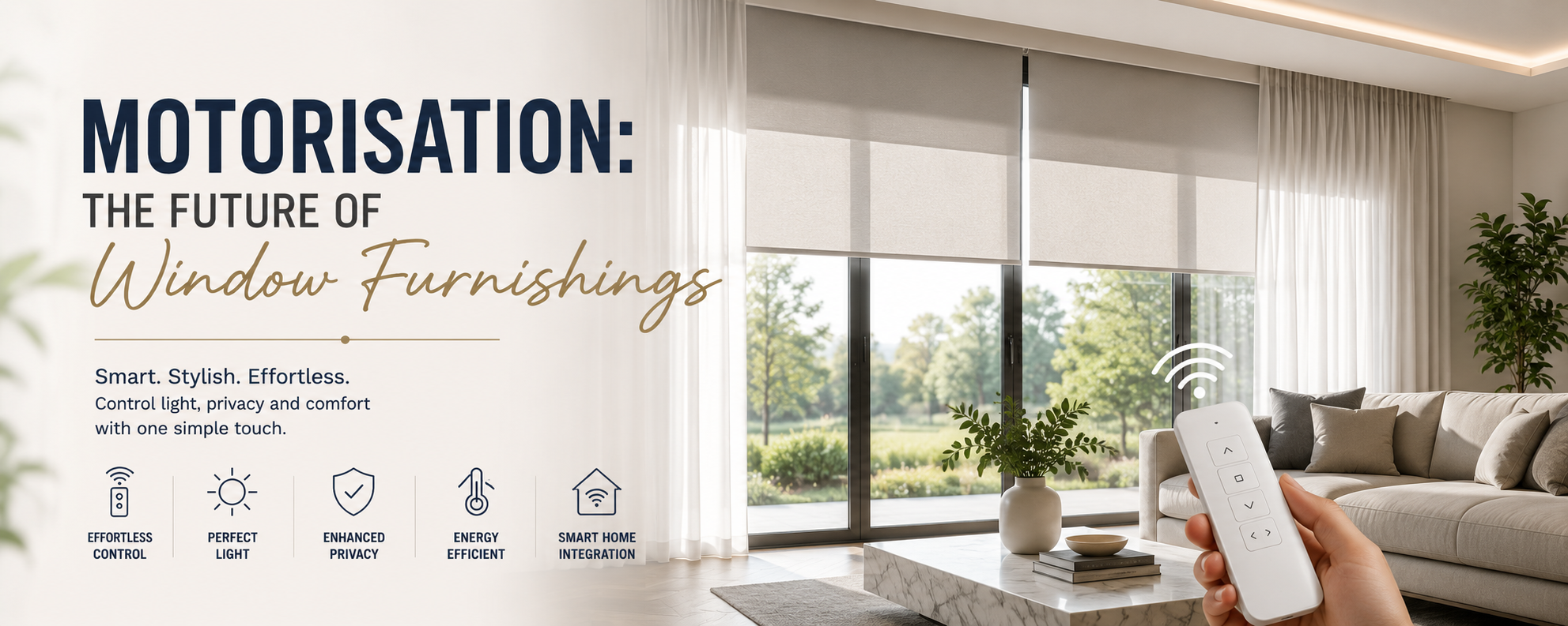 Motorisation: The Future of Window Furnishings